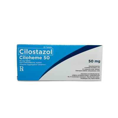 Cilostazol 50mg (Ciloheme)