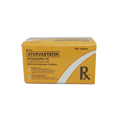 Atorvastatin 10mg tablet (ATORSAPH)