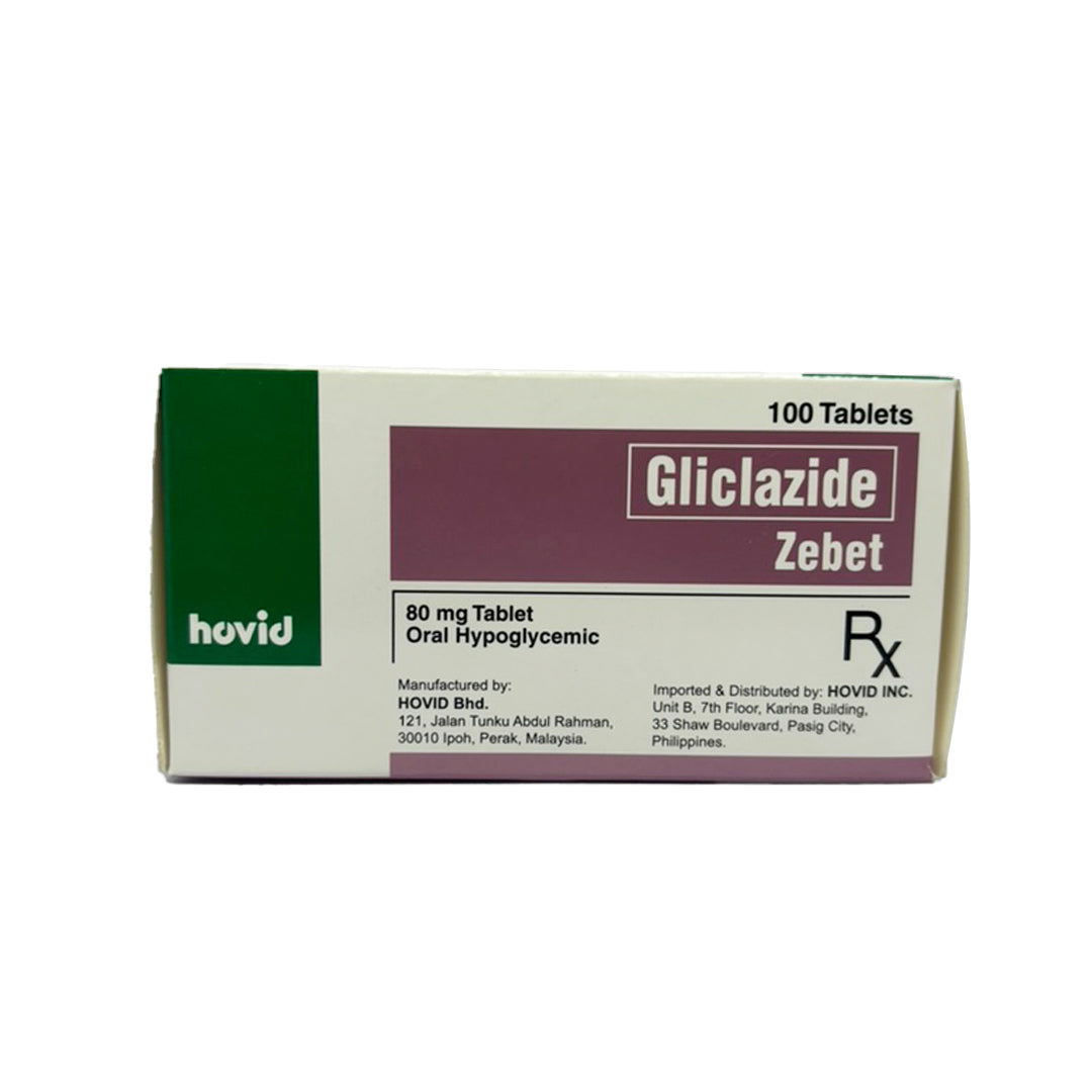 Gliclazide 80mg tablet (Zebet)