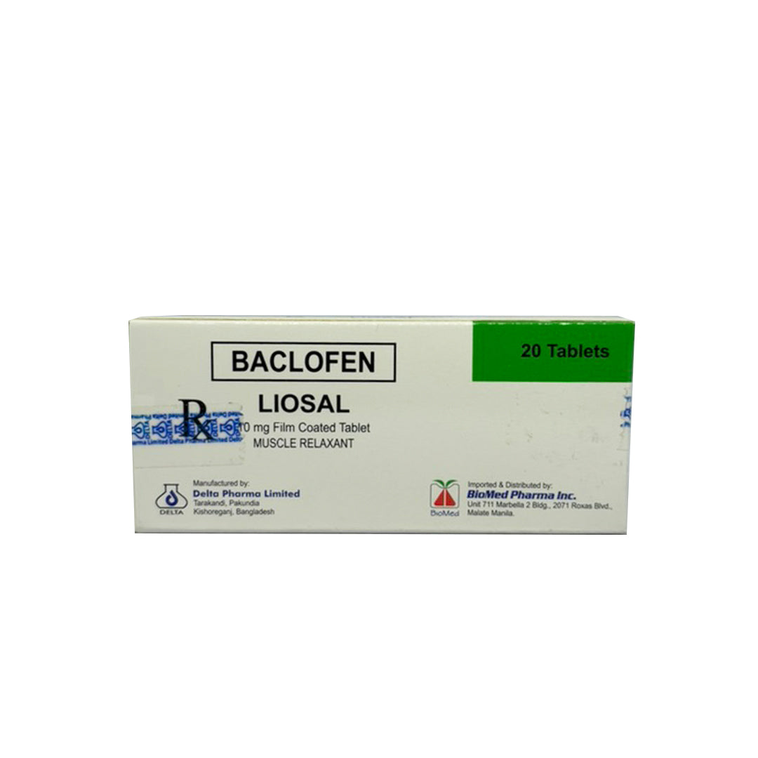 Baclofen 10mg (Liosal)