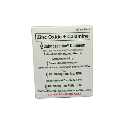 Zinc Oxide + Calamine 3.5g (New) (Calmoseptine)