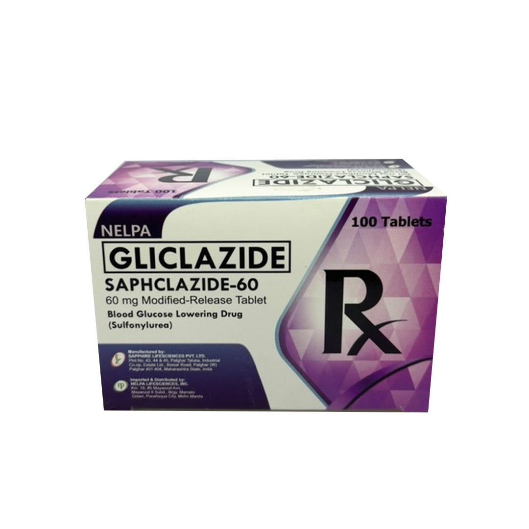 Gliclazide 60mg tablet (Saphclazide)