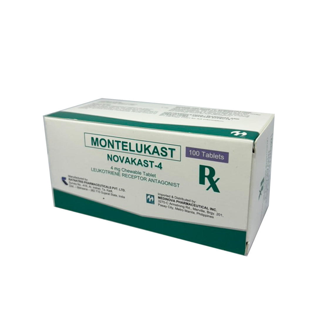 Montelukast 4mg tablet (novakast)