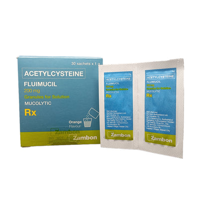 Acetylcysteine 200mg (Fluimucil)