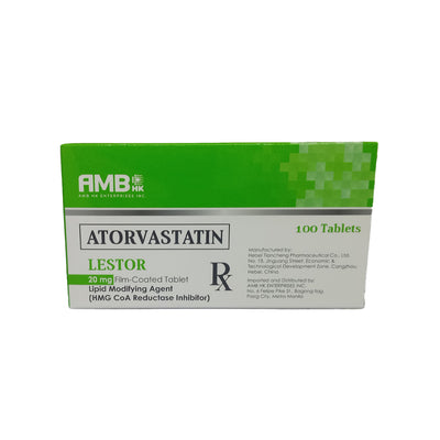 Atorvastatin 20mg (Lestor)