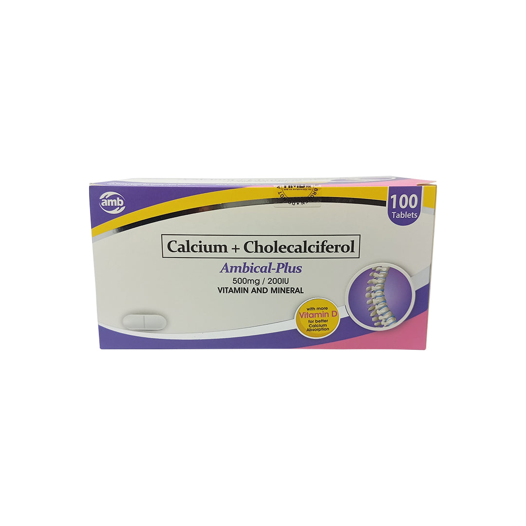 Calcium Carbonate + Cholecalciferol (Ambical Plus)