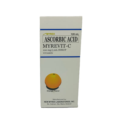 Ascorbic Acid 100mg/5ml 120ml syrup (Myrevit-C)