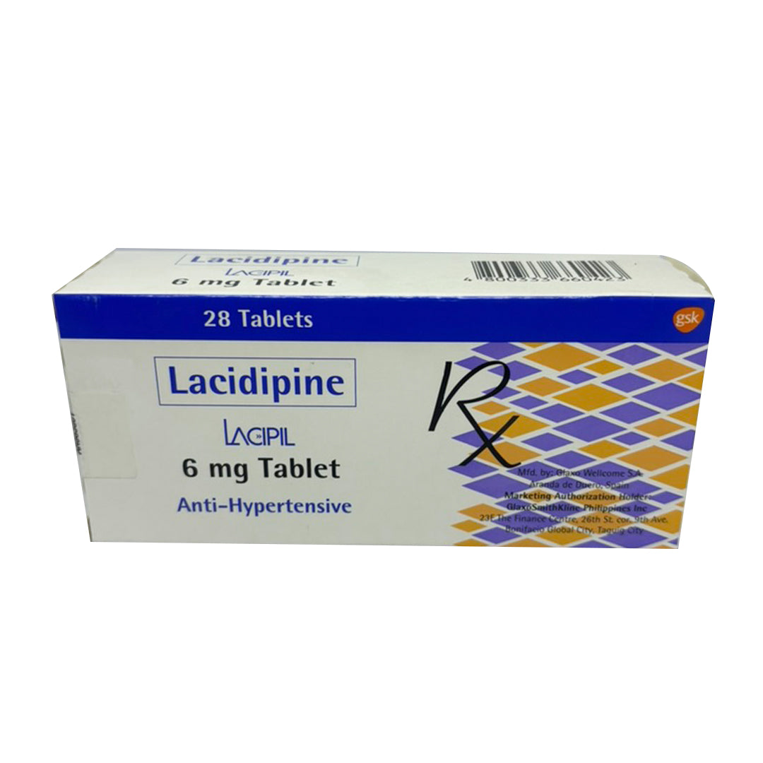 Lacidipine 6mg (Lacipil)