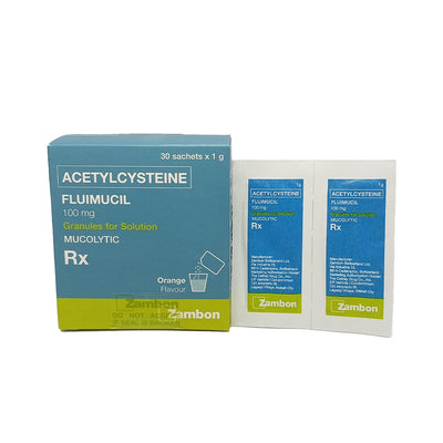 Acetylcysteine 100mg (Fluimucil)